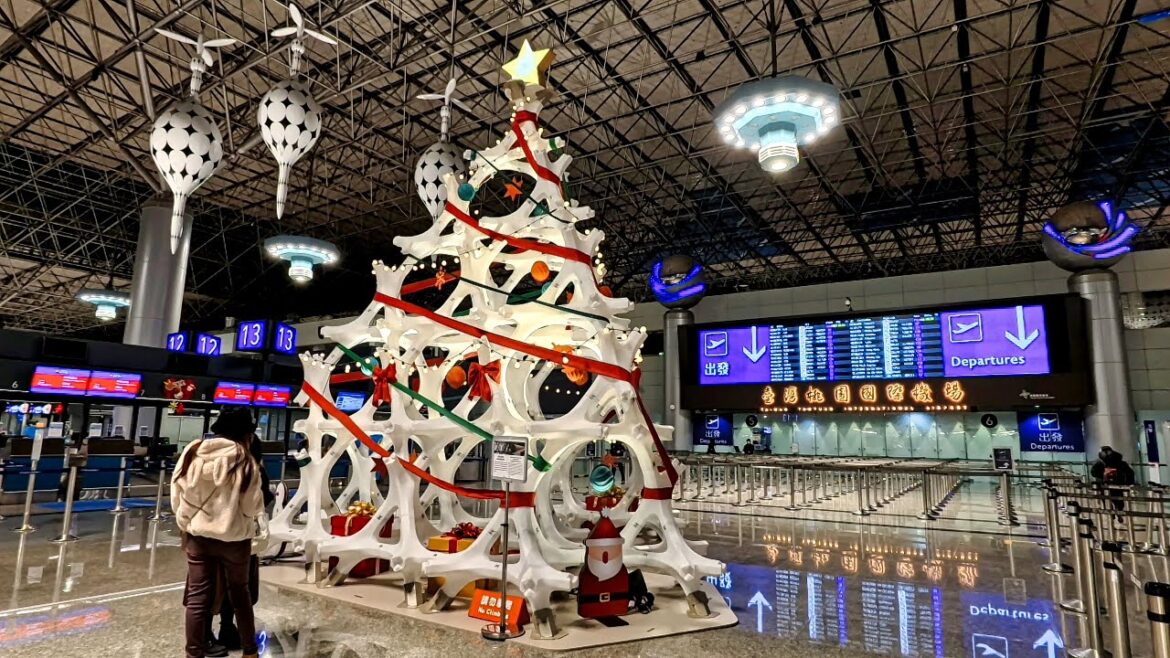 【日本北海道行】桃園機場二航廈_長榮自助托運行李 Taoyuan Airport Terminal 2, Hokkaido trip (Japan)