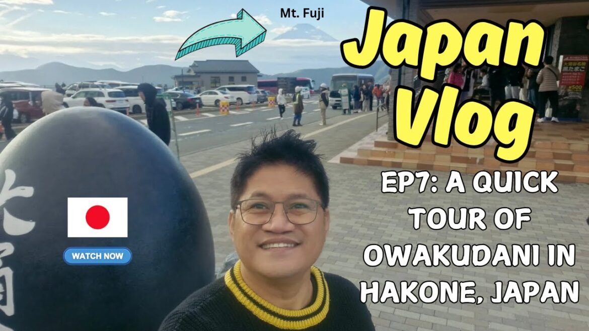 Japan Vlog Series Ep7: A Quick Tour of Owakudani in Hakone, Japan | Allan Vlogs PH Japan Vlog Series Ep7: A Quick Tour of Owakudani in Hakone, Japan | Allan Vlogs PH