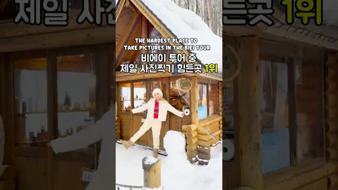 일본 삿포로 여행 현실 제일 사진찍기 힘든곳!!😱