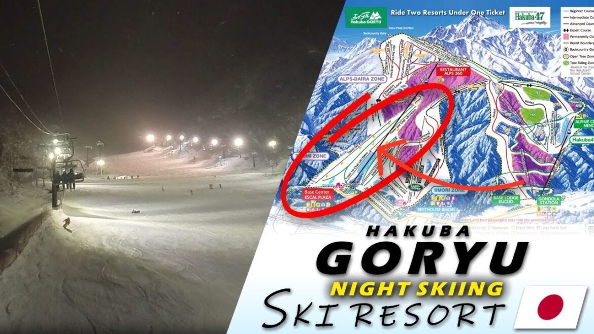 Hakuba Goryu | Night Skiing & Chairlift Ride 2025 | Japan Hakuba Goryu | Night Skiing & Chairlift Ride 2025 | Japan