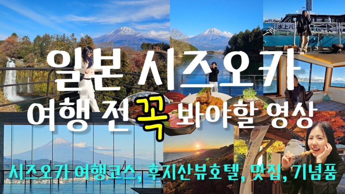 시즈오카 일본 소도시 여행 간다면 꼭 봐야 할 영상 | 시즈오카 여행코스, 후지산 뷰 맛집, 시즈오카 쇼핑 리스트 꿀팁