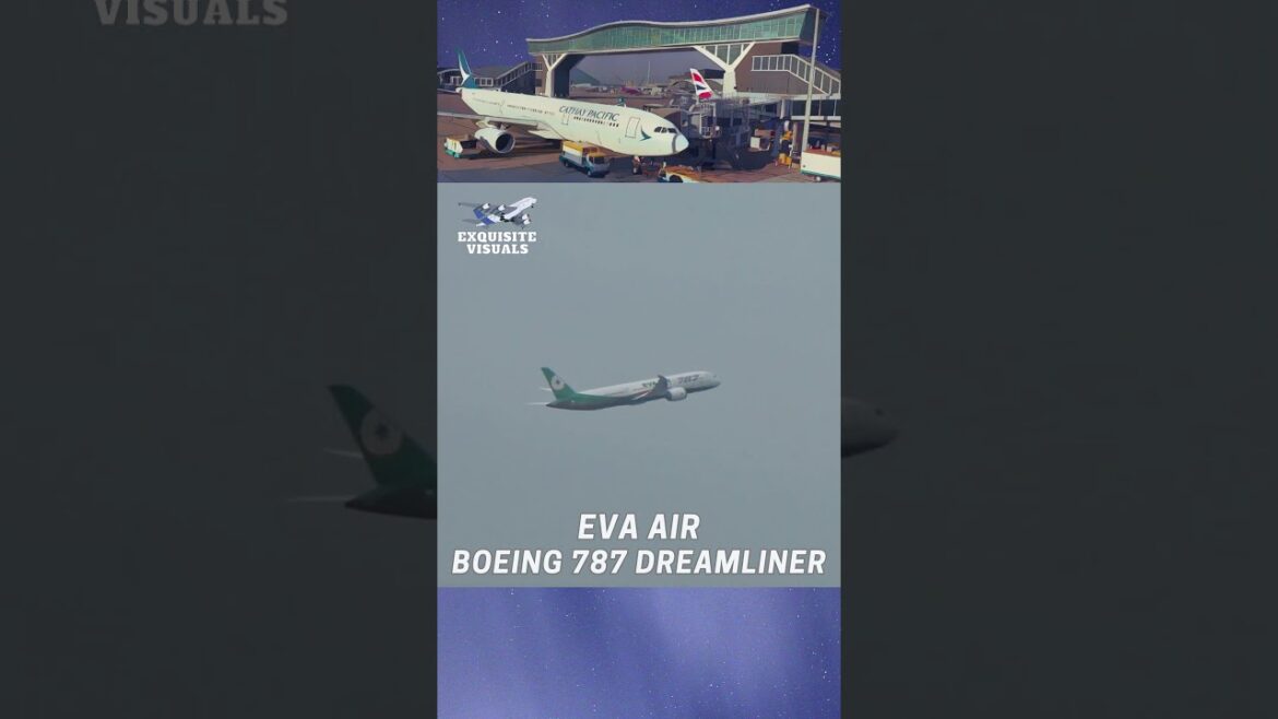 Eva Air Boeing 787 #EvaAir #boeing787 #hongkong #hkairport #planespotting #hongkongairport #boeing