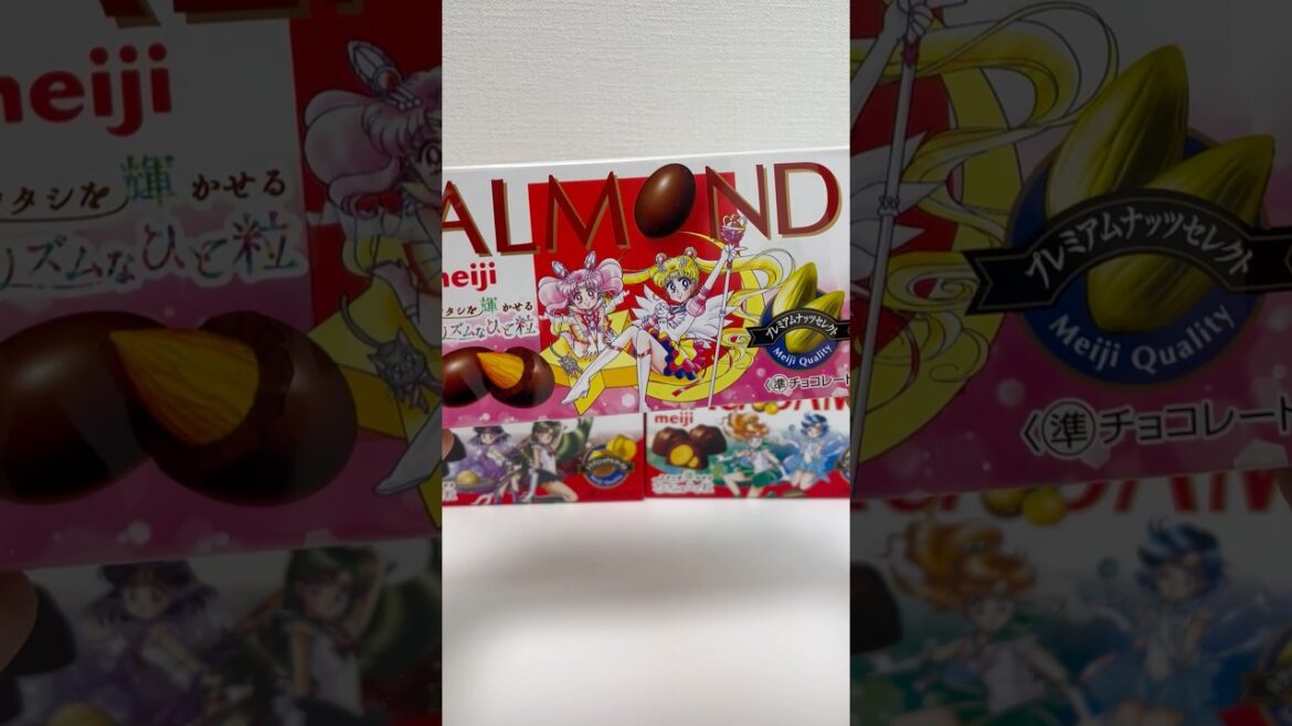 Sailor Moon Meiji Chocolate Sailor Moon and Sailor Chibi Moon #shorts