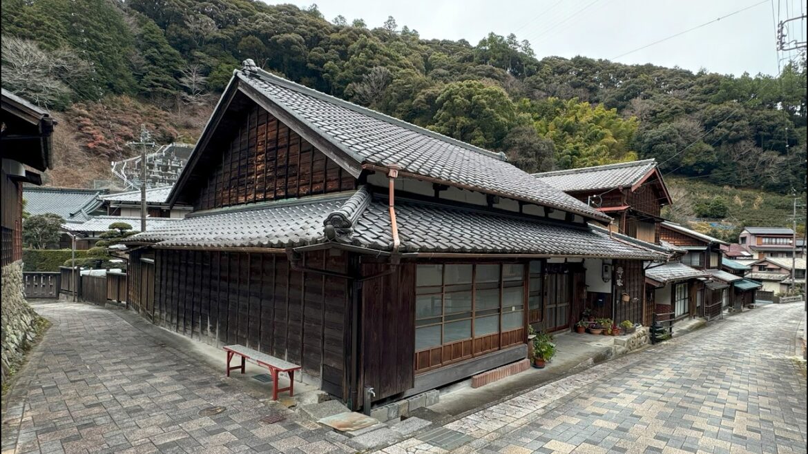 Japanese countryside Utsunoya walk (Shizuoka) //4K HDR
