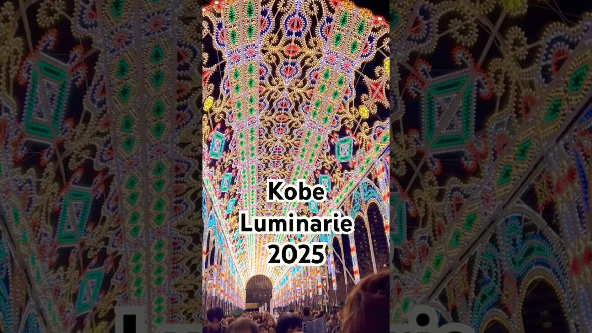 Kobe Luminarie 2025, Japan 🇯🇵