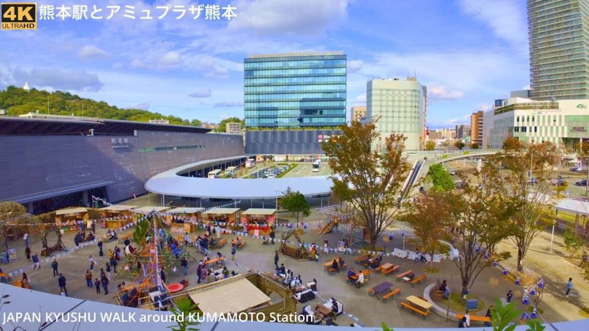熊本駅とアミュプラザ熊本を歩く4k Japan walking around Kumamoto station Kumamoto city,Kyushu 熊本駅とアミュプラザ熊本を歩く4k Japan walking around Kumamoto station Kumamoto city,Kyushu