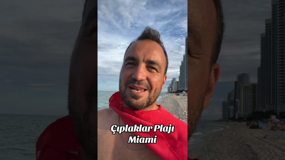 Nude Beach Miami #evrenseladam #travel #amerika