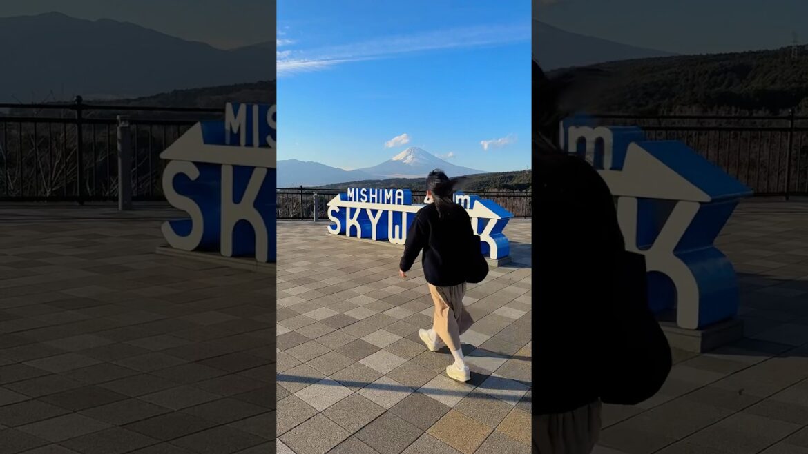 จุดชมวิสภูเขาไฟฟูจิ Mishima Sky Walk, Shizuoka