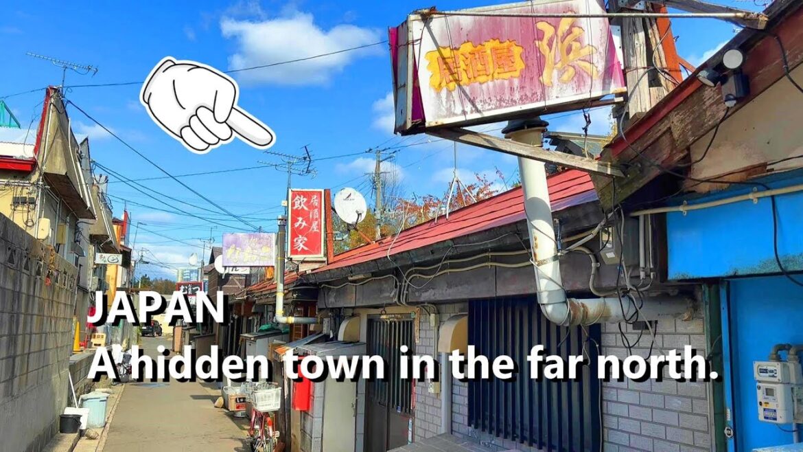 The last downtown area in Japan's northernmost underdeveloped region today.