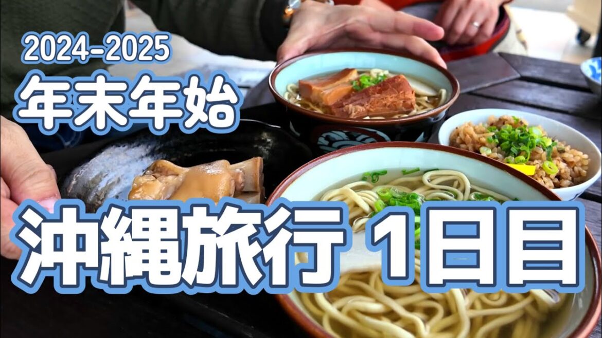 【2024年12月末】夫婦で温かい年末年始を過ごす沖縄旅行3泊4日Vlog 1日目 ♪