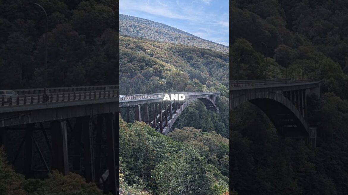 The Most Breathtaking Skywalk in Japan #jogakura #aomori #tohoku #bridge The Most Breathtaking Skywalk in Japan #jogakura #aomori #tohoku #bridge