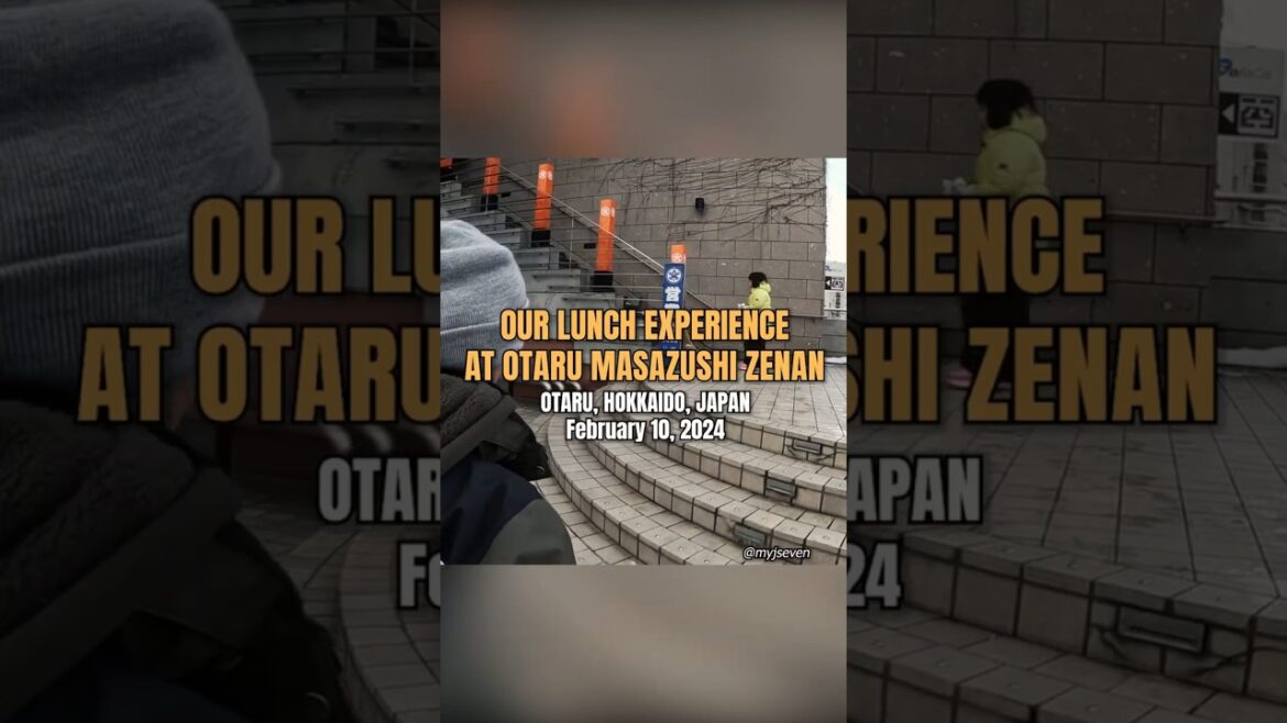 Otaru Masazushi Zenan Lunch Experience #Hokkaido #Japan #winter