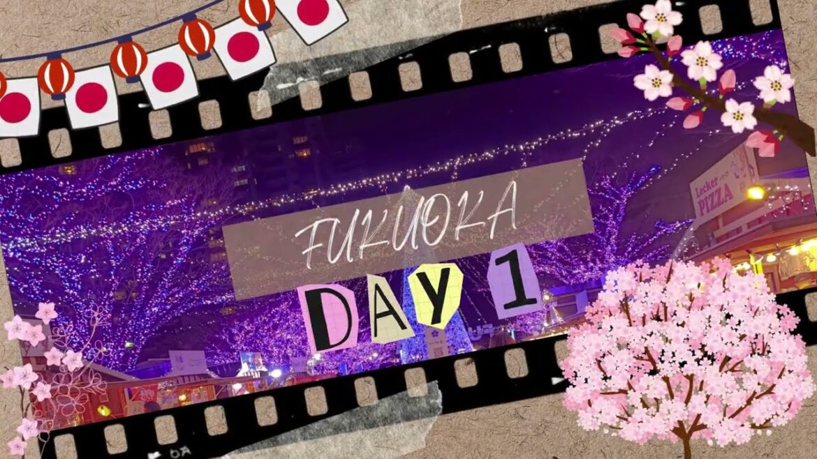 Japan Travel Vlog | Exploring Fukuoka on Day 1 [Odoriko - Acoustic]