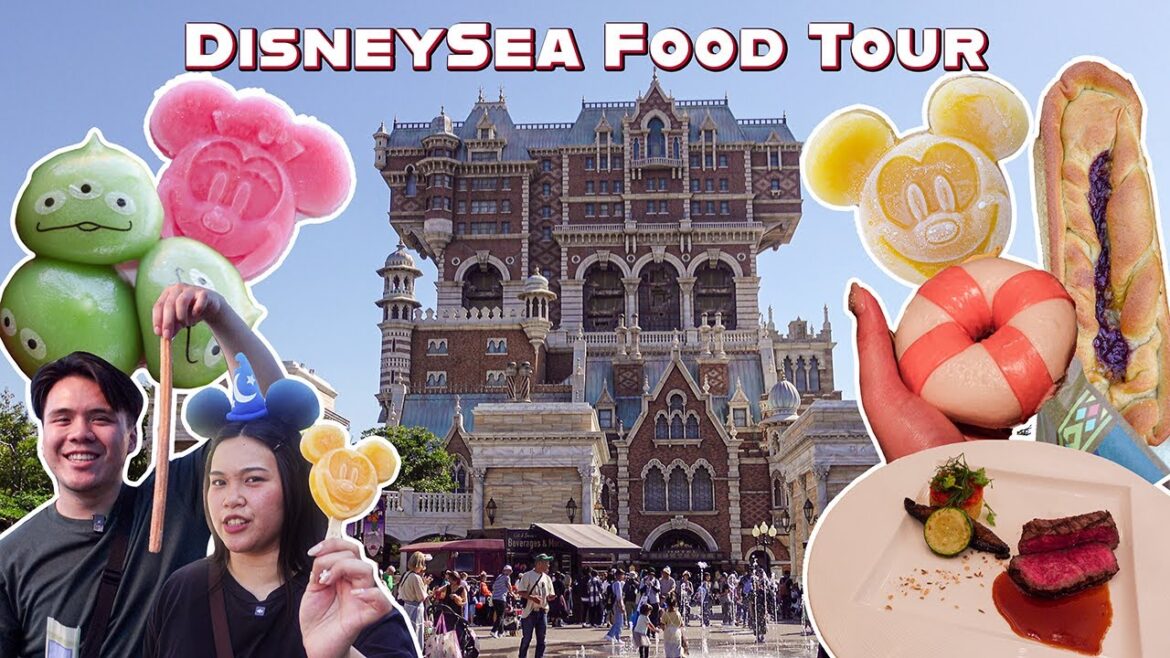 TOKYO DISNEYSEA FOOD TOUR + the RIDES!