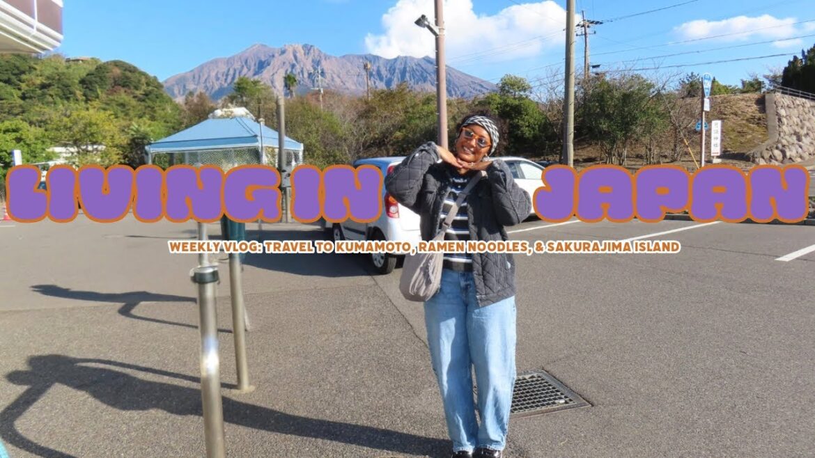 LIVING IN JAPAN: Shinkansen to Kumamoto, Sakurajima Volcano, & New Ramen!