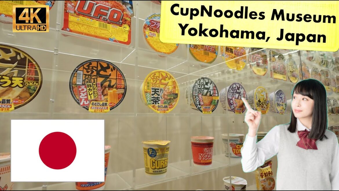 CupNoodles Museum Yokohama / Walking Tour / Japan / Foodie / ASMR 4K