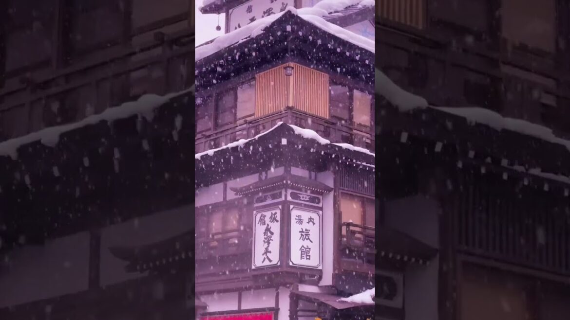 🇯🇵 Ginzan Onsen: Japan’s Snowy Fairy Tale ❄️