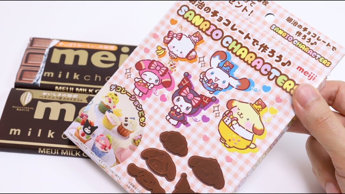 DIY Sanrio Characters Chocolate Mold Meiji Chocolate Valentine Freebie
