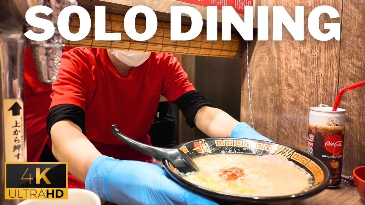 Midnight Ramen Adventure Solo Dining at Ichiran in Nagoya Japan Late-Night Comfort Food Solo Diners