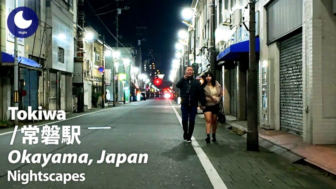 ⁴ᴷ Okayama: Tokiwa Station (岡山県: 常磐駅) - Japan Walking Tour (January, 2025)