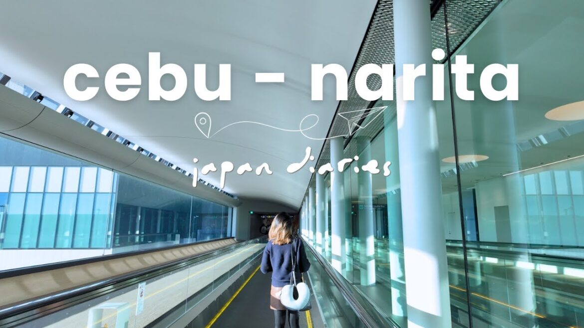 japan diaries 🎌 | mactan-cebu international airport to narita international airport