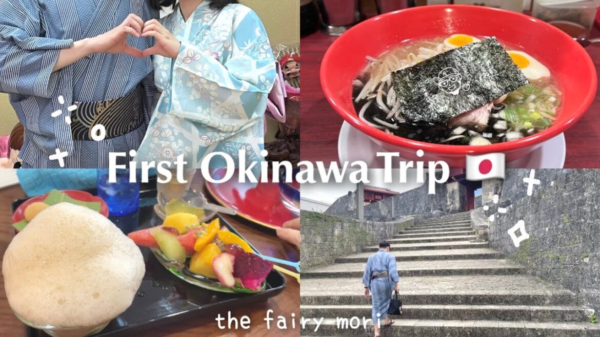 okinawa vlog🇯🇵 visit shurijo castle 🏯 fun bokuboku tea 🫧 Must-try charred garlic ramen 🍜