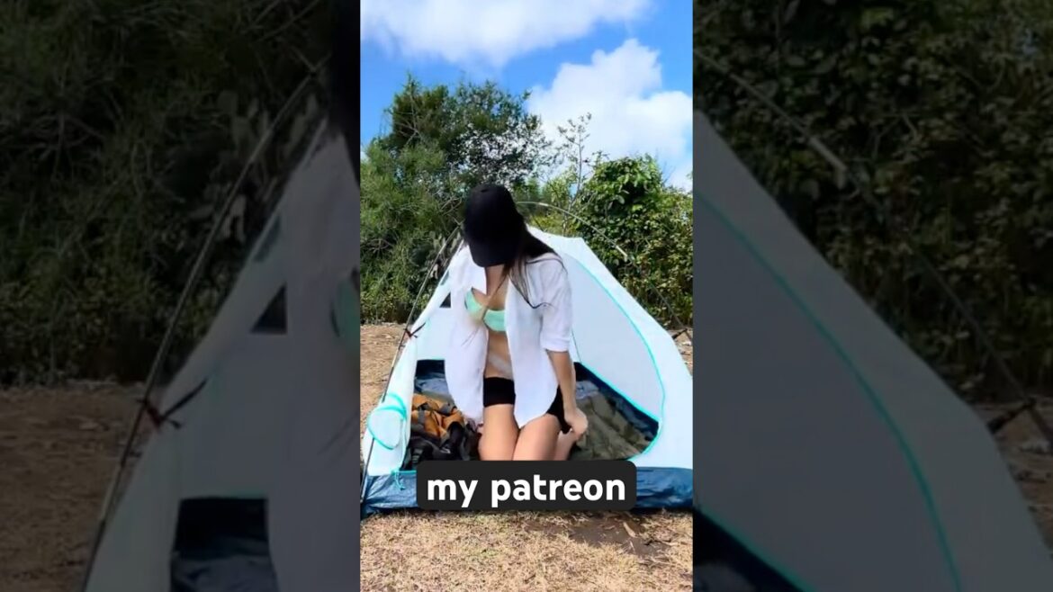 exclusive on patreon #solo #camping #girl