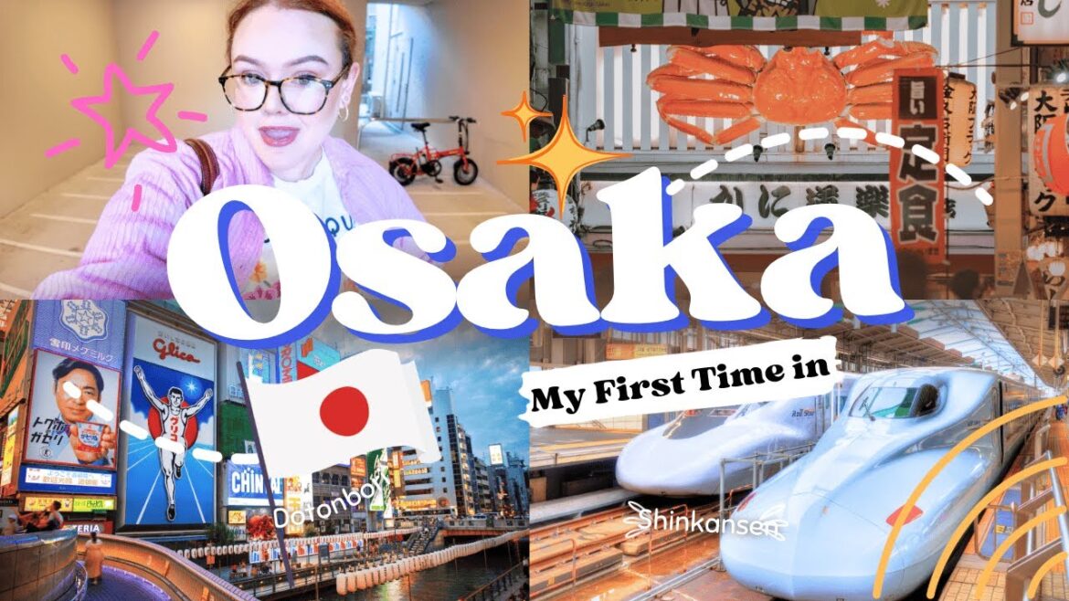 VISITING OSAKA FOR THE FIRST TIME 🇯🇵✨ Exploring and shopping in Namba & Dotonbori 🐙