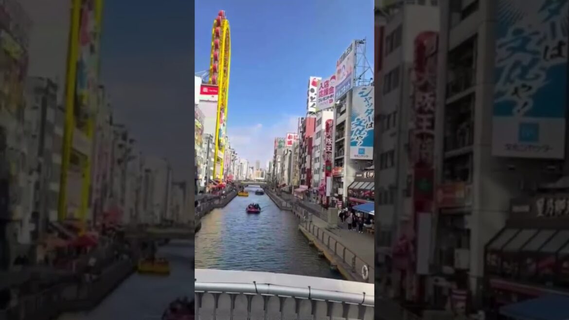 일본 (Japan) 오사카(Osaka) 도톰보리 글리코상 호수길 / Japan Osaka Dotonbori Glico Sign Lake Road