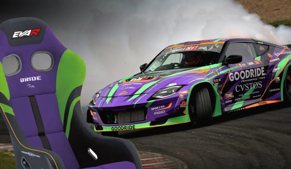 BRIDE releases Evangelion themed bucket seats