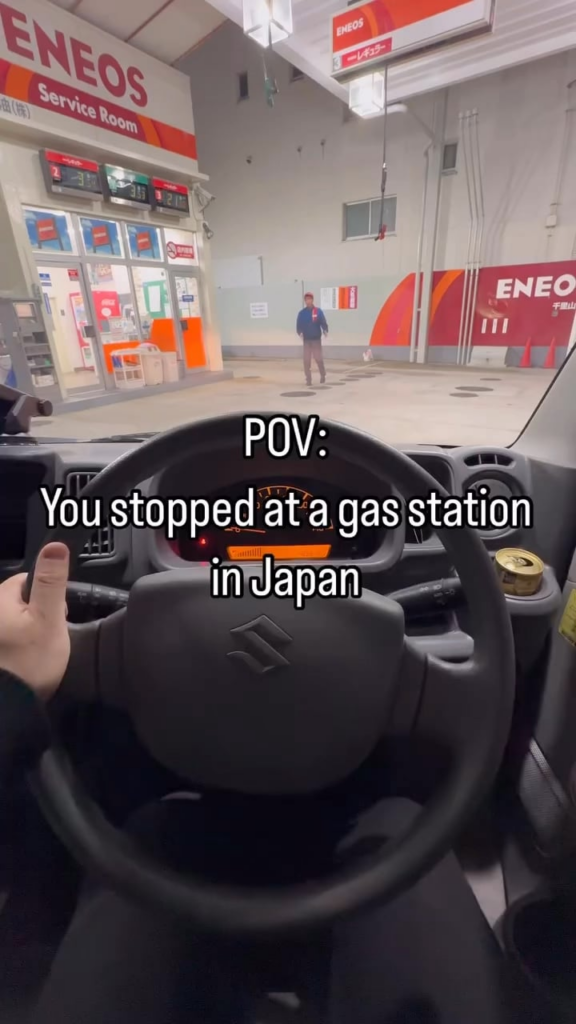 Refueling in Japan