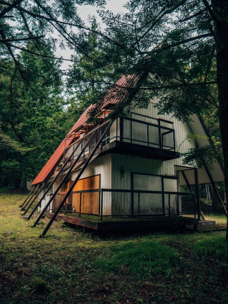An abandoned hotel or house in Nikko