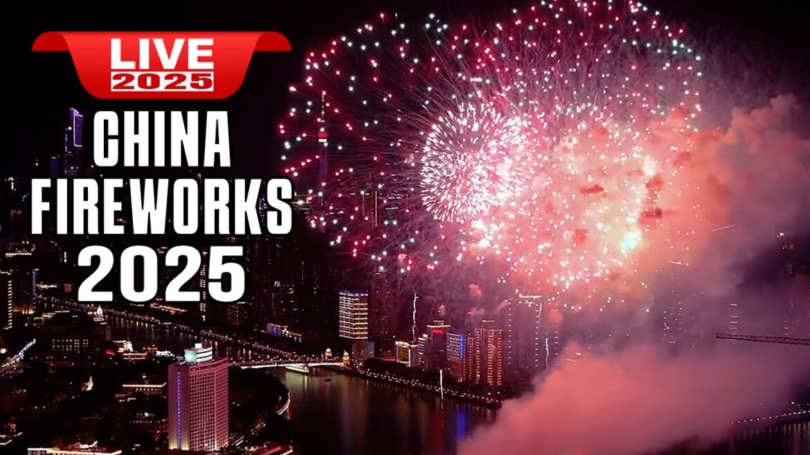 Live Guangzhou 2025 New Year Fireworks, Countdown Show π΄ Real time Live on China Live Guangzhou 2025 New Year Fireworks, Countdown Show π΄ Real time Live on China