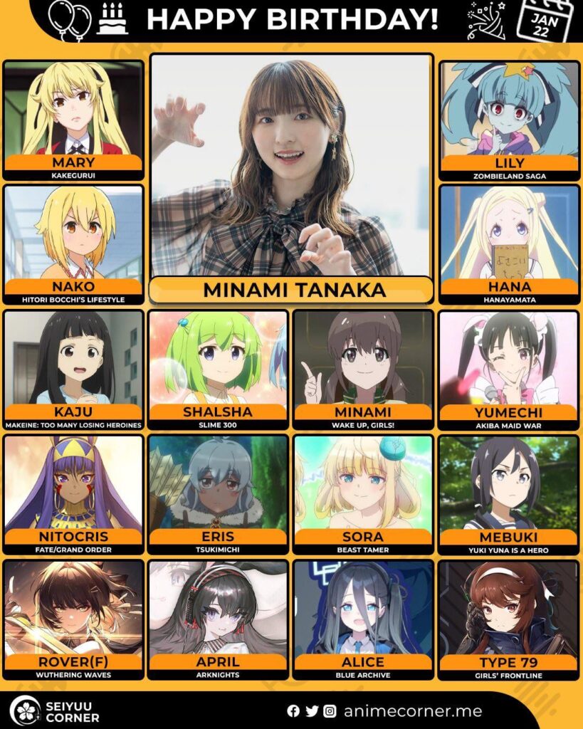 Happy 29th birthday Minami Tanaka!