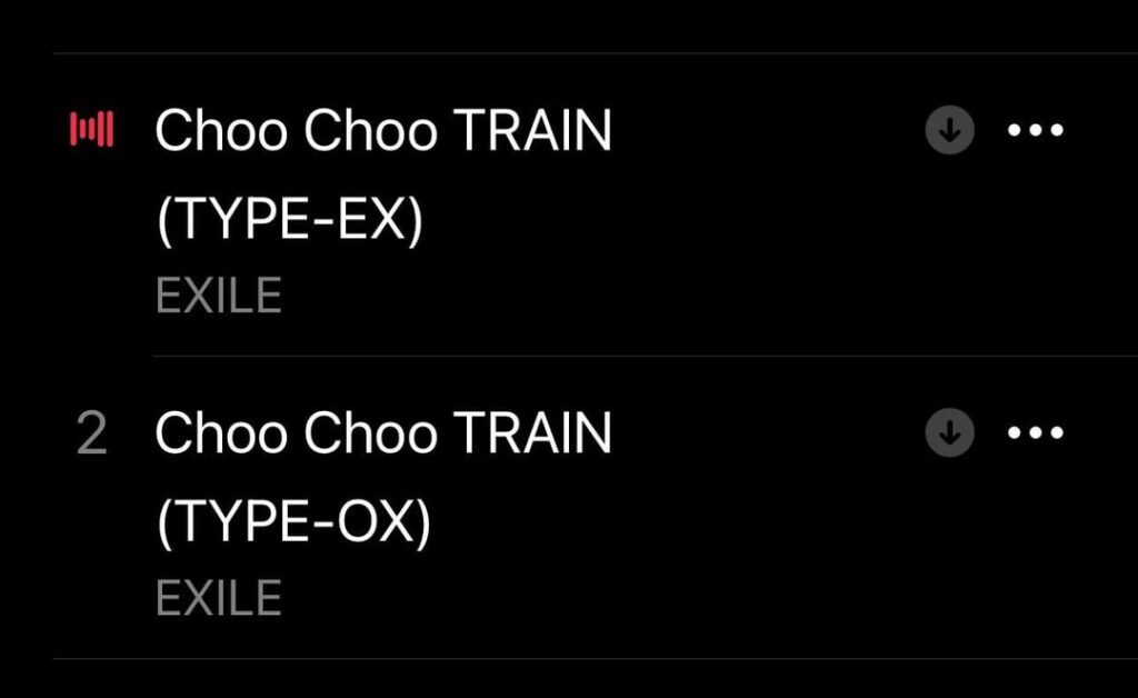 EXILE/EXILE TRIBE “type” songs