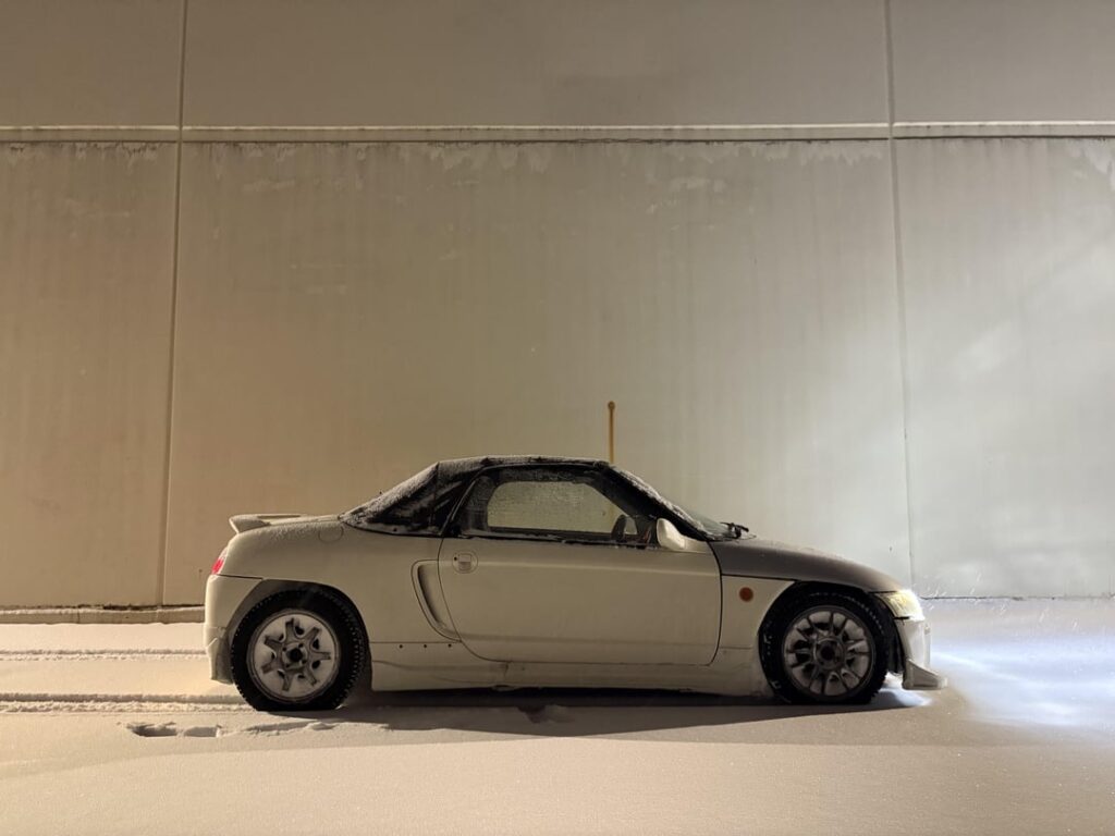 Beat + Snow Tires = Fun