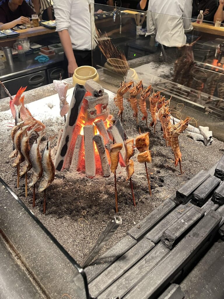 Musasiza, hearth grilling izakaya (Fukuoka)