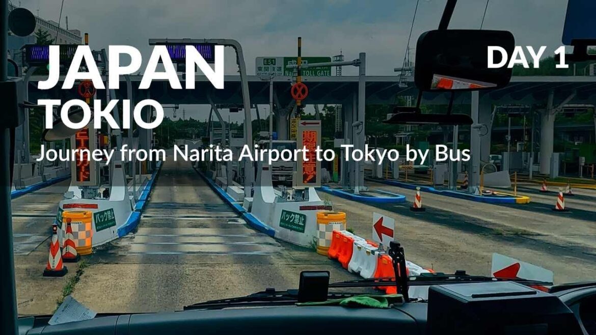 First Day in Japan: Journey from Narita Airport to Tokyo by Bus 🇯🇵🚍