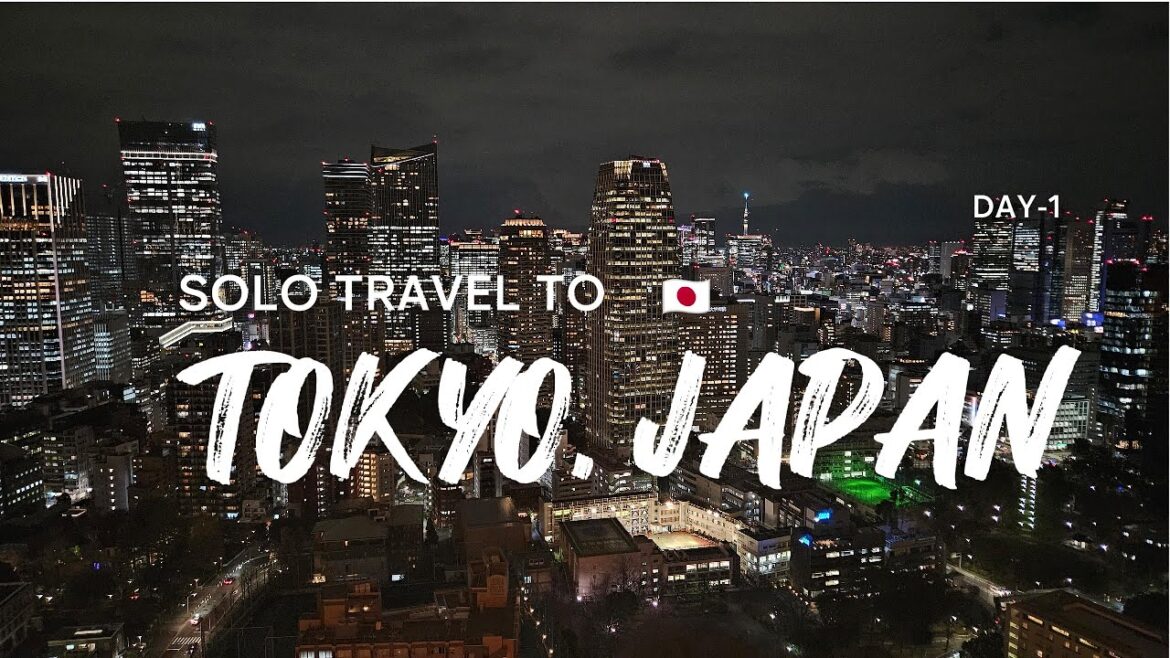 Solo trip to Tokyo, Japan | Day-1 | Travel Vlog with Lo-Fi Music