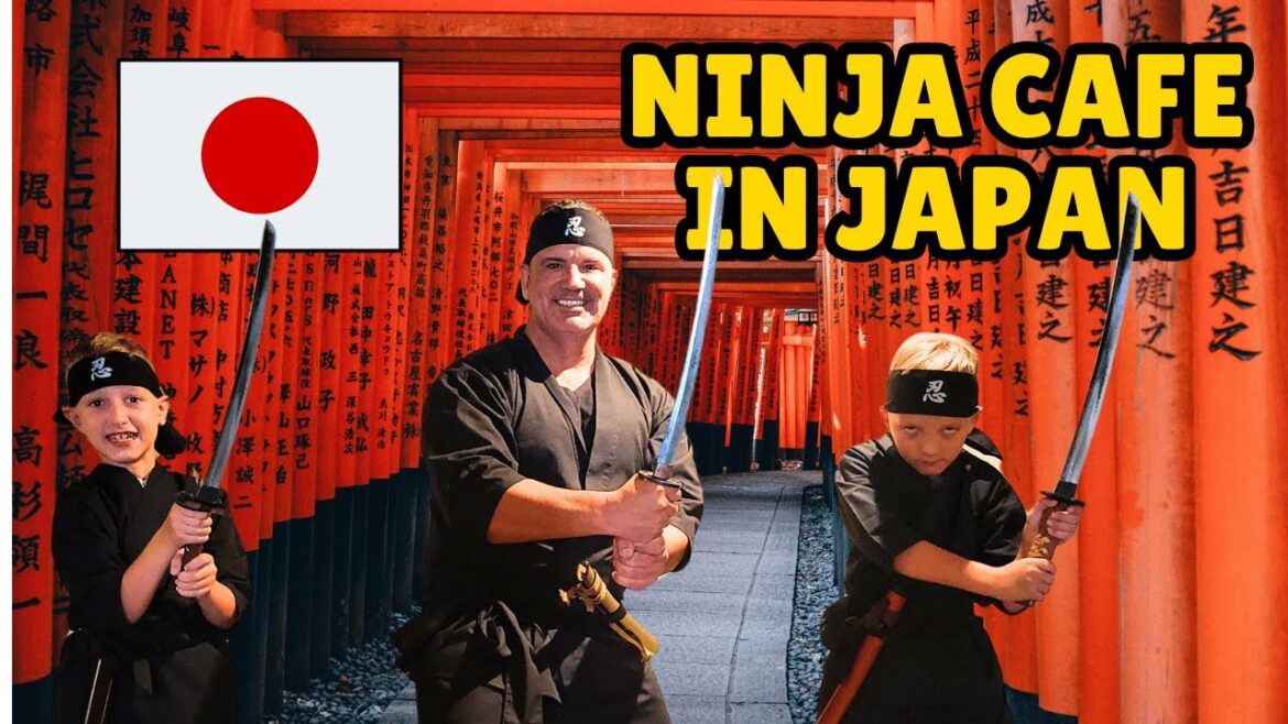 🇯🇵 Taking Our Kids to a Ninja Café in Japan! (Must-See Experience)