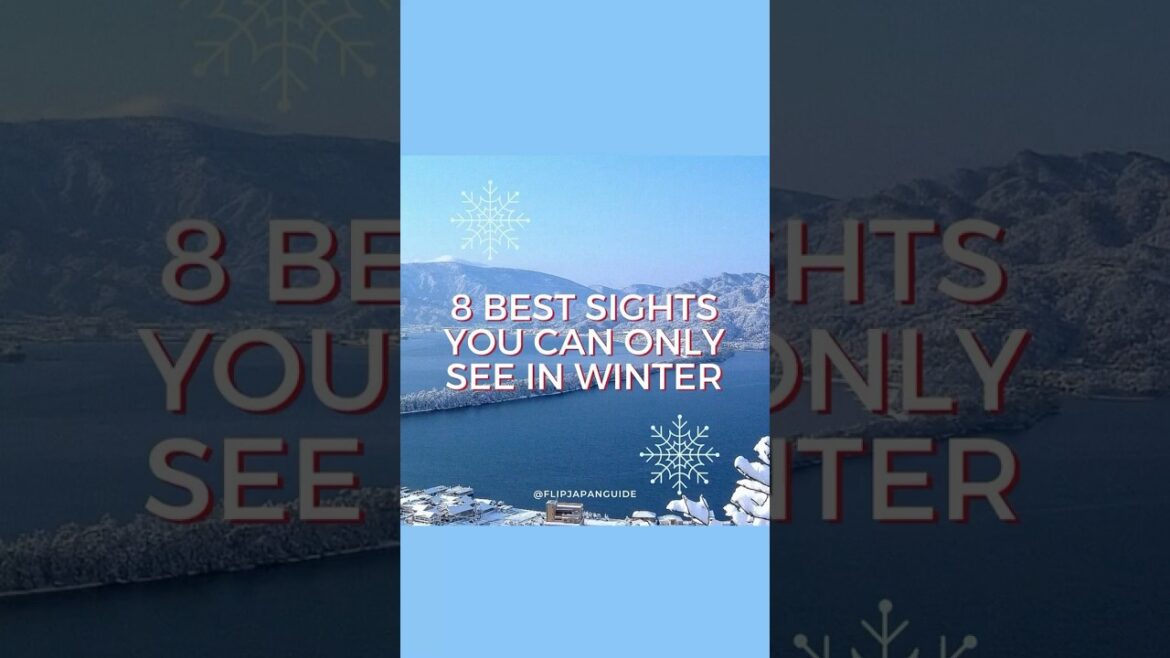 ❄️ Winter in Japan = Snowy magic and jaw-dropping views!