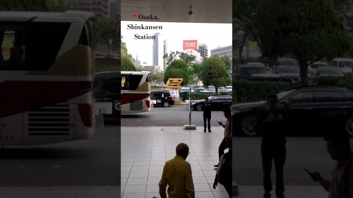 Eveing at Osaka, Shinkansen Station #indianinjapan #shinkansen #osaka #lofi #japan #vlog #travel