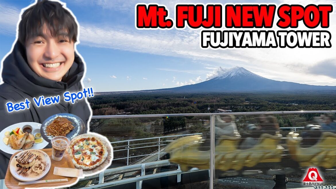 Tokyo to Fuji-Q Highland Resort by Bus, Best Mt. Fuji View Spot and Exciting Experiences Ep.547