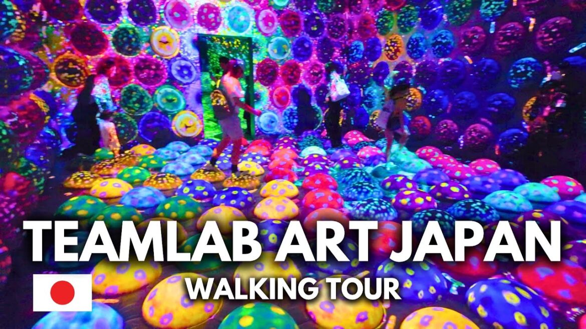 Incredible Interactive Art Walking Tour 4K | teamLAB Forest in Fukuoka Japan