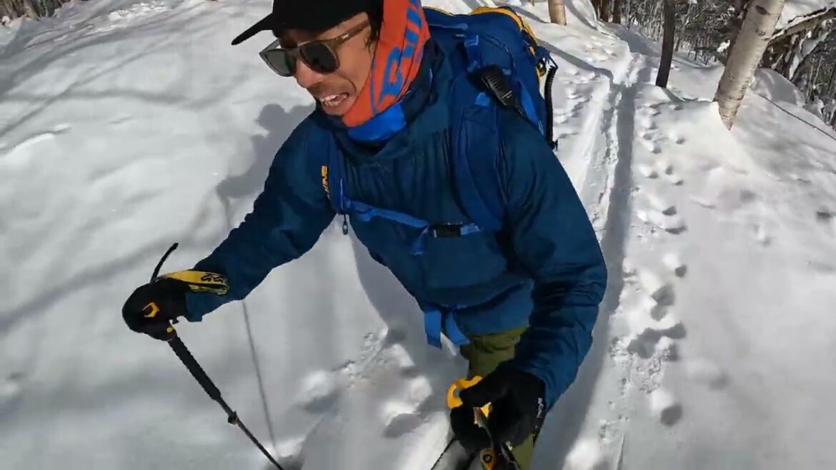 Snow adventure in Japan, Mt. Kamui backcountry skiing