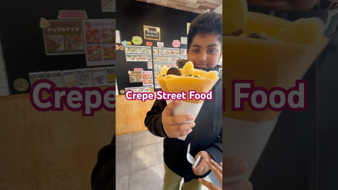 Crepe Street Food #japan #streetfood #crepe #foodlover