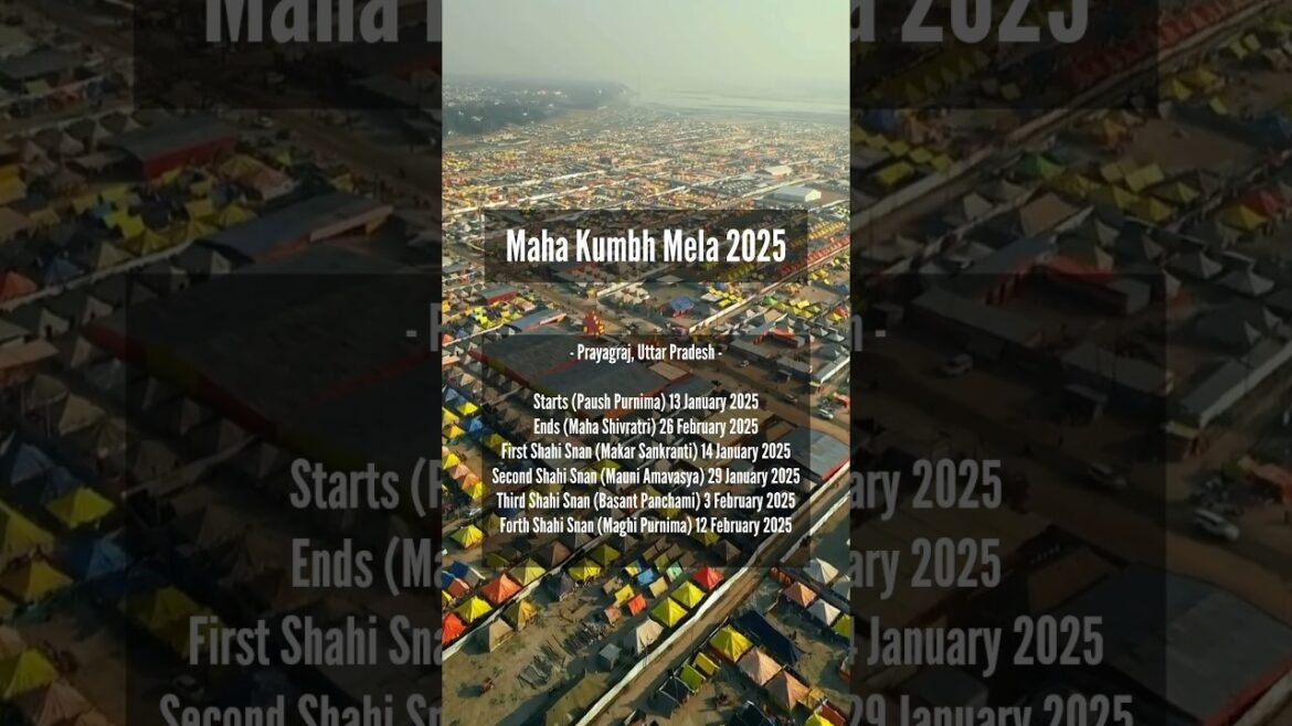 "Maha Kumbh Mela 2025 Dates & Place". 🕉️🔱