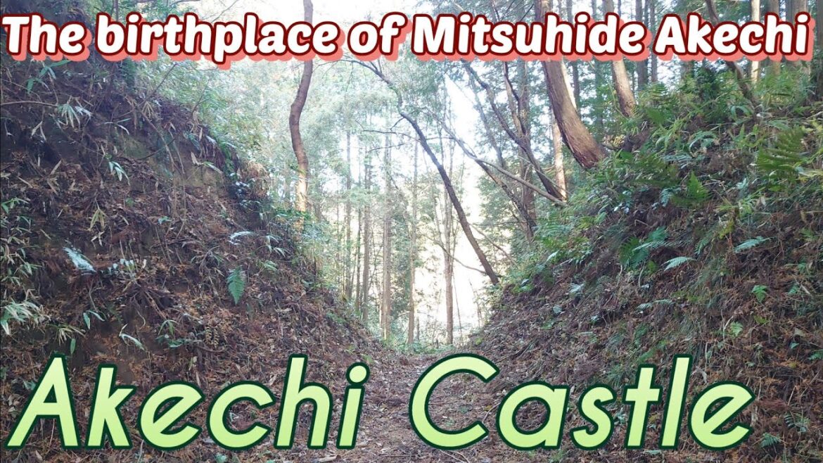 132)Akechi Castle (Gifu, Japan)The birthplace of Mitsuhide Akechi