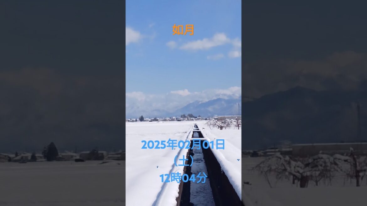 山形県寒河江市散歩にて撮影2025年02月01日（土）12時04分