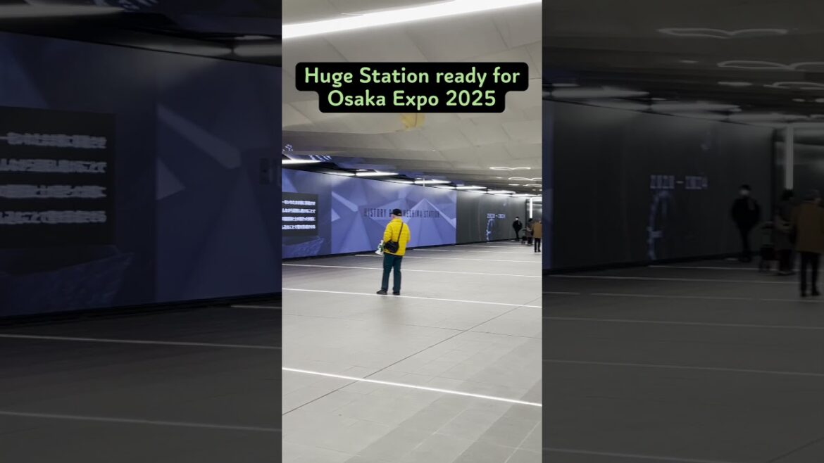 Osaka's Newest Metro Station, Yumeshima - Ready for Expo 2025? #japan #expo2025 #yumeshima #osaka